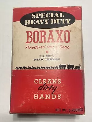 Vintage Boraxo Powdered Hand Soap Special Heavy Duty 5 Lbs — Opened • $37.95