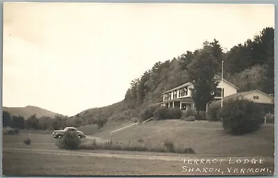 Sharon Vt Terrace Lodge Vintage Real Photo Postcard Rppc • $19.99