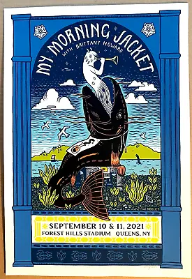 My Morning Jacket Forest Hills NY New York 2021 Original Concert Poster #/1035 • $88.88