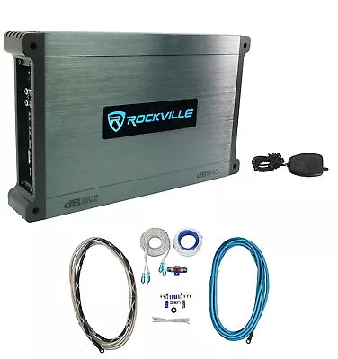 Rockville DBM45 4-Channel 2000w Rated Marine/Boat Amplifier+Amp Wire Kit • $199.95