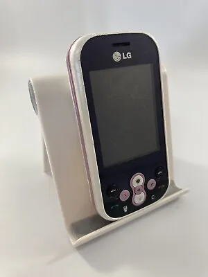 LG KS360 White & Pink Orange Network 64MB 2.4  2MP Mobile Slide Phone Incomplete • £14.99