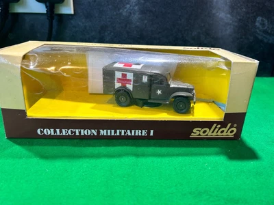 £7 • Buy SOLIDO DODGE WC 54   No 6043 WITH BOX.  1/50 SCALE,   GOOD FOR  BOLT ACTION