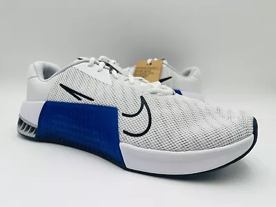 Nike Metcon 9 White Racer Blue Gym Training Shoes DZ2617-100 Men's Sizes • $64.95