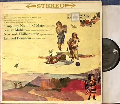 Bernstein. Mahler (Symphony 4). Col MS 6152 2-Eye. NM • $27