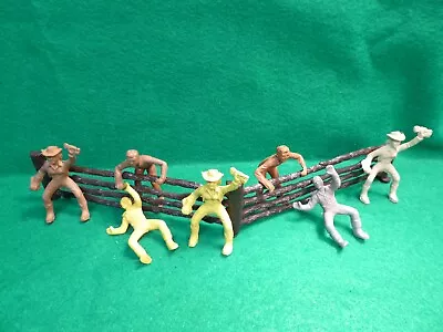 Vintage 1950's  Marx 60mm Roy Rogers Ranch Cowboy Lot • $19.95