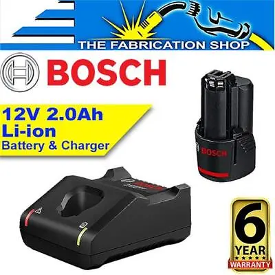 Bosch 12V 2.0AH Battery & Charger Starter Kit 4 Heated Jacket GBA 2.0 GAL 12V-40 • $91.67