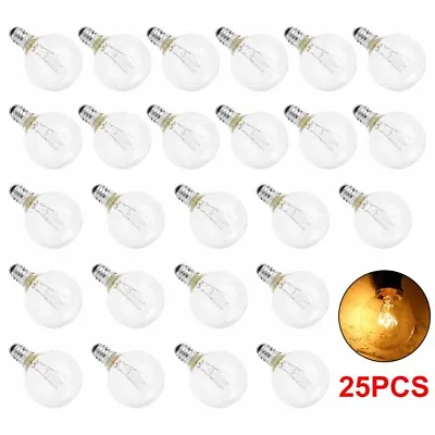 £10.49 • Buy 25Pcs For Garden Outdoor Lights Festoon String G40 Replacement Globe Bulbs