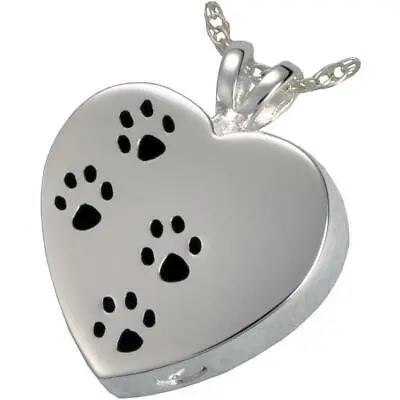 £3.99 • Buy Cremation Jewellery Pendant Locket Ashes Keepsake Urn Pet Cat Dog Paw Memorial