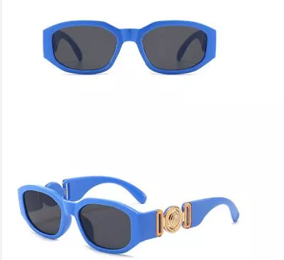 Hip Hop Shades Men Sunglasses Square Gold Black Lens Rapper Quevo Migos Elegant • $10.99