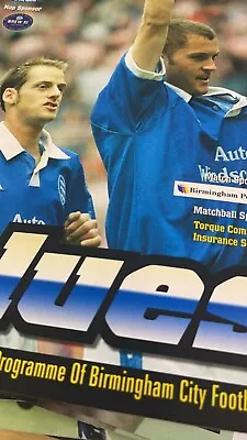 Birmingham City Programmes 1998-1999 Season Free UK Delivery. • £2.90