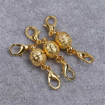1/5X Magnetic Extender Double Lobster Clasps Hooks For Bracelet Necklace Jewelry • $3.15