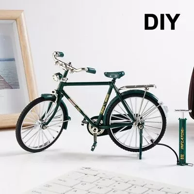 Bicycle Model Metal Mini Bike Toys Children Vintage Bicycle Model Assembled Toy • $18.18