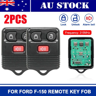 $15.99 • Buy 2 Pack Keyless Entry Remote Key Fob Shell For Ford F-150 F-250 F-350 1998-2016