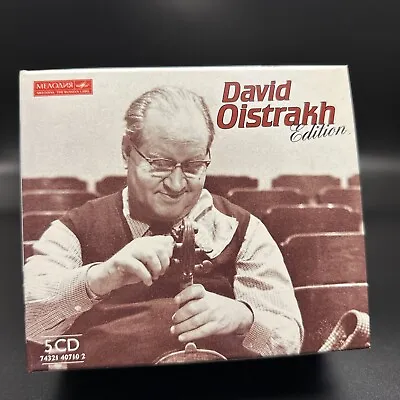 David Oistrakh Edition [Melodiya BMG 5 CD Box Set] Silver Center NEAR MINT • $169