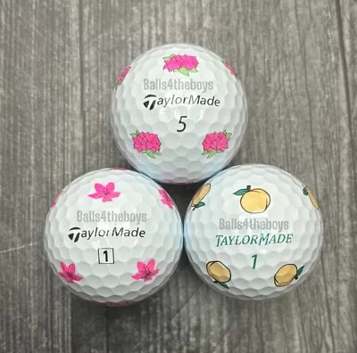 Taylormade TP5 Pix Season Opener Masters V1 V2 & V3 Rare New Golf Balls (3) • $40