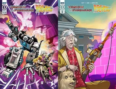 Transformers/Back To The Future #3 (inc. Variants 2021) • £6.90