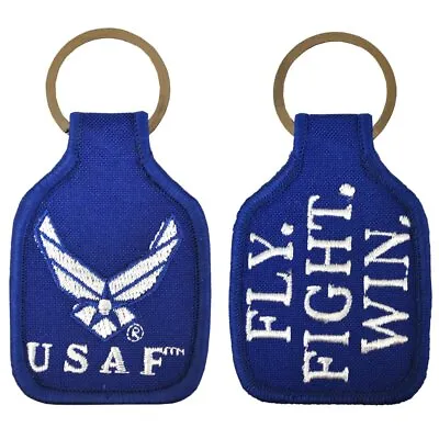 US Air Force New Logo Embroidered Keychain Military Key Rings • $8.60