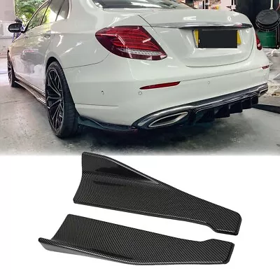 Carbon Fiber Rear Bumper Spoiler Body Kit For Mercedes-Benz W117 W124 W212 W222 • $35.20