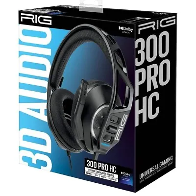 RIG 300 Pro HC Wired Gaming Headset - Black PC PS4 PS5 Xbox Series X/S • $26.99