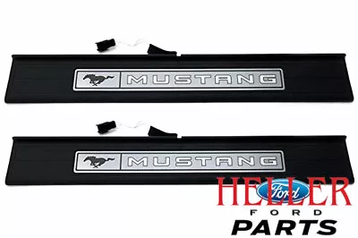 2015-2022 Ford Mustang Illuminated Door Sill Plates 2-Piece Set Front • $199.94
