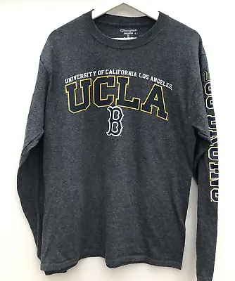 UCLA BRUINS CHAMPION Sweatshirt Grey Long Sleeve Lightweight Mens Medium M • £19.95