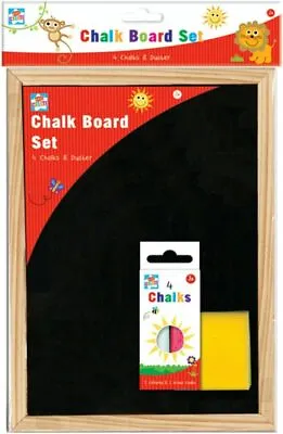 Kids Create A4 Chalk Board Set • £3.49