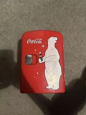 Coca Cola Mini Fridge Collectible Retro Style Peice • £40