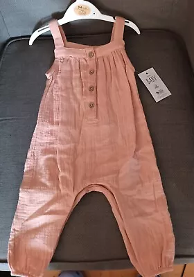 Nwt Baby Girl Summer Sleeveless Trouser Suit Romper New George Asda 3 6 Mths • £3.99