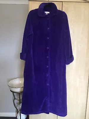 Gorgeous Cosy Slenderella Dressing Gown. Full Length Button Front. Medium..New • £25