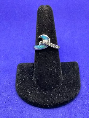 Kabana 14kwg Diamond And Opal Band Size: 7.5 • $604.99