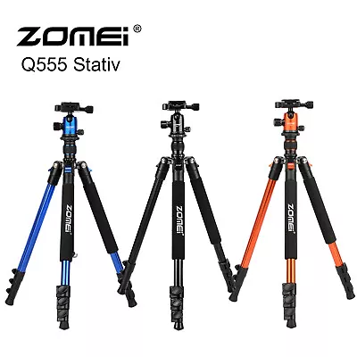 Zomei Q555 Professional Tripod Ball Head Travel For Canon Nikon Camera DSLR Sony • £44.39