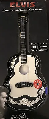 Elvis Illuminated Musical Ornament I’ll B Home 4 Christmas. Nib • $10.99