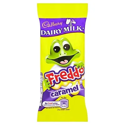 CADBURYS FREDDO CARAMEL CHOCOLATE BARS 60 X 19G • £19.98