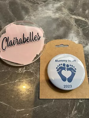 Baby Shower Gifts For Mum Mum Or Mummy To Be Badge. Baby Shower Badge. Girl/boy • £3.10