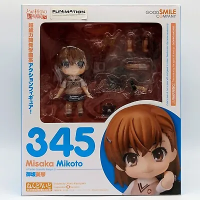 (READ DESC) Mikoto Misaka Nendoroid 345 Railgun Figure • $54.99