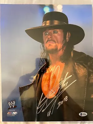 Undertaker Signed Autographed WWE 11x14 Photofile Beckett COA  • £289.54