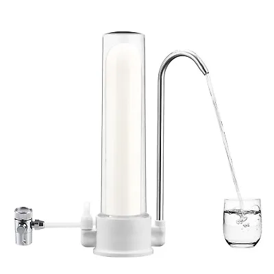 Countertop Water Filter System 8000 Gallons Food Grade ABS Plastic Faucet Water • £24.99