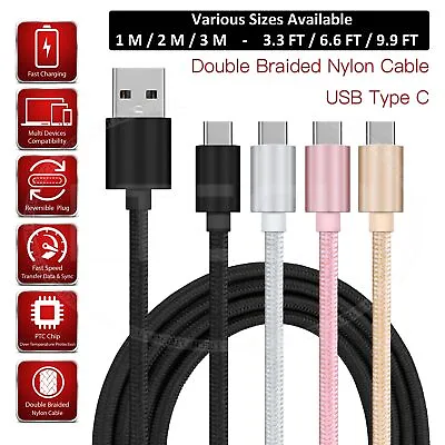 Charging Cable For Samsung Galaxy Note 10 Lite Charger USB Type C Data Cable • £2.60