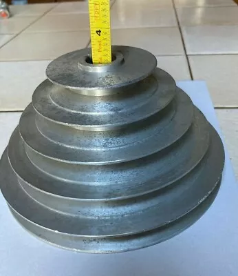 $51 • Buy NOS Aluminum V-Belt Pulley 5 Step, 3/4 Inch Bore