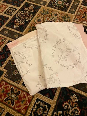 £4.99 • Buy Next Disney Bambi 100% Cotton Toddler Reversible Duvet Cover Pillowcase Set BNIP