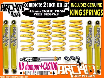 LANDROVER SER1 DISCOVERY 2 INCH 50mm ARCHM4X4 & COIL SPRINGS + DAMPER LIFT KIT • $1500