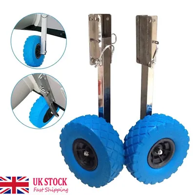£78.60 • Buy Inflatable Boat Launching Wheels 10''x3'' Transport Wheel For Kayak Dinghy Yacht