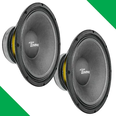 (2) 12  Midbass Timpano 750w Tpt-md12 8 Ohms Car Pro Audio Speakers - Pair • $119.90