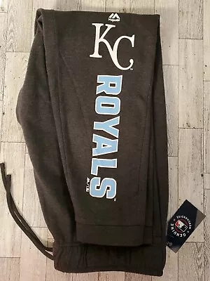 Kansas City Royals Gray Sweatpants S M XL 2X Spell Out Logo Unisex Adult NEW • $24.99