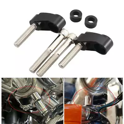 39mm-49mm Front Turn Signal Bracket Relocation Kit For Harley Dyna XL Softail • $21.75