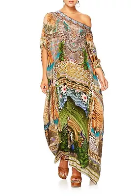 Camilla A Womens Wisdom Round Neck Kaftan - O/S • $395