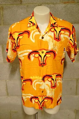 Mambo Loud X Robert Moore ’longhorn’ Orange S/s Shirt…size 16/small…vgc... • $202.50