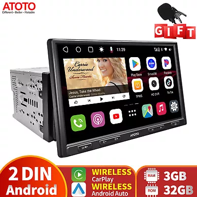 ATOTO S8 Pro 10.1IN Split Screen Car Stereo 2DIN Wireless CarPlay & Android Auto • $413.10