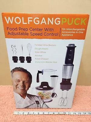 Wolfgang Puck 7 Cup Immersion Blender Food Prep Center W/ 6 Accessories WPIB2030 • $99.99