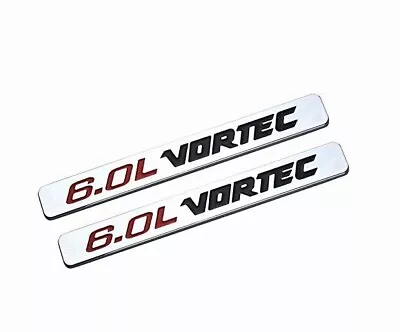 2pcs 6.0L VORTEC Badge Emblems For 1500 2500hd 3500hd GMC Silverado Sierra Truck • $13.99